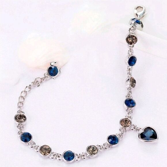 Heart of Ocean Crystal Bracelet - Picture 6 of 6